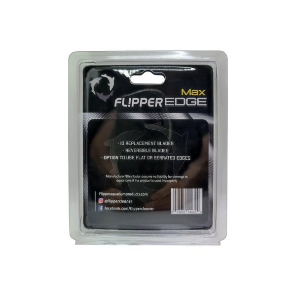 Flipper Aquarium Supplies / Glass Cleaning Material Flipper Edge  Acrylic Safe Plastic Blades - 10 Pack