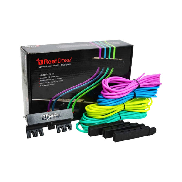 Red Sea Aquatic Accessories / Dosing Tube Blue / Green RedSea - ReefDose Deluxe 4-color tube Accessory Kit