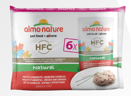 Cat Food Mega Pack - Natural - Chicken and Shrimps - Almo Nature - PetStore.ae
