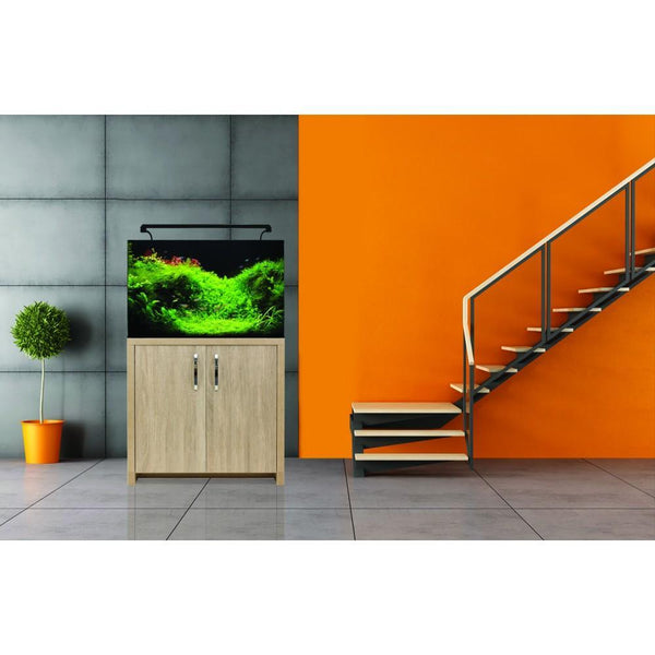 AquaNano 80 Tropical Glass Aquarium Set (80W x 40D x 47H + 75H cm) - Aqua One - PetStore.ae