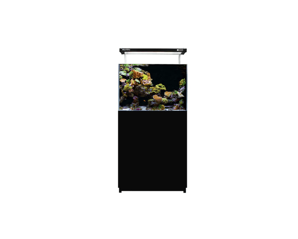 MiniReef 120 Marine Tank Aquarium + Cabinet (60W x 45D x 45H + 76H cm) - Aqua One - PetStore.ae