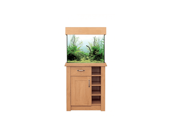 OakStyle 110 Aquarium + Cabinet (63 + 70W x 38 + 41D x 55 + 78H cm)- Aqua One - PetStore.ae