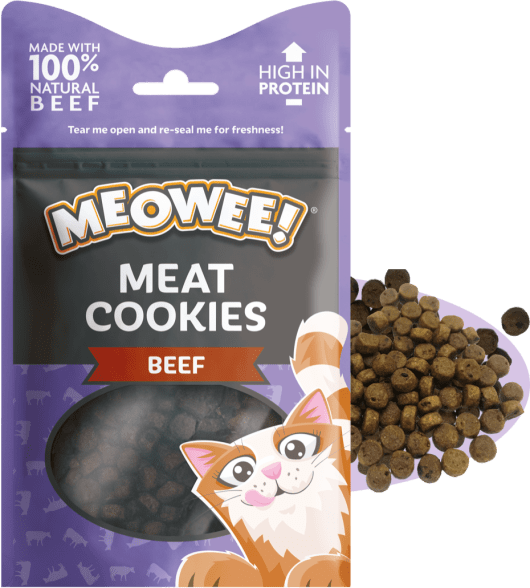 Meowee Meat Cookies Beef Cat Treats - Armitage - PetStore.ae