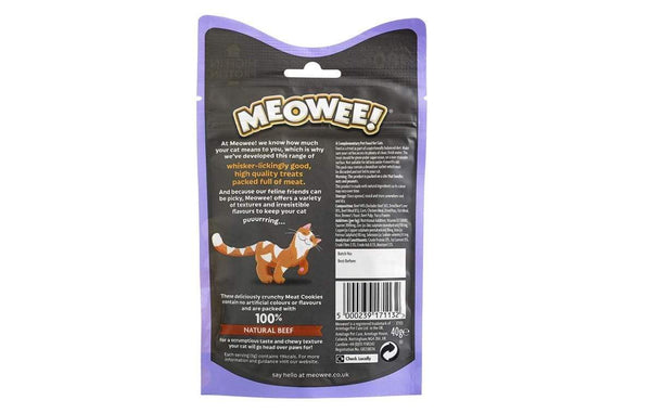 Meowee Meat Cookies Beef Cat Treats - Armitage - PetStore.ae