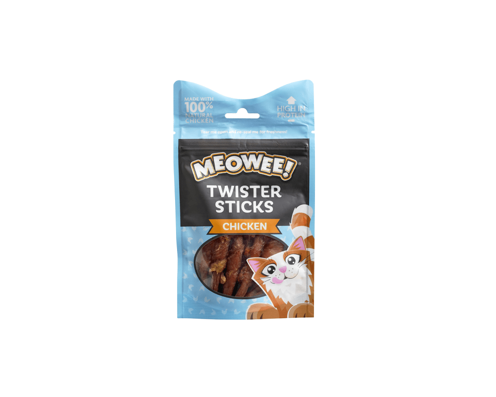 Meowee Twister Sticks Chicken Cat Treats - Armitage