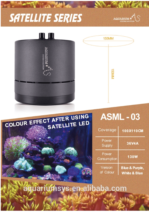ASS Satellite Series - Lights Blue-White - Aquarium System Solution - PetStore.ae