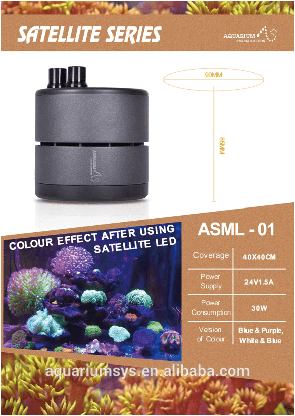 ASS Satellite Series - Lights Blue-White - Aquarium System Solution - PetStore.ae