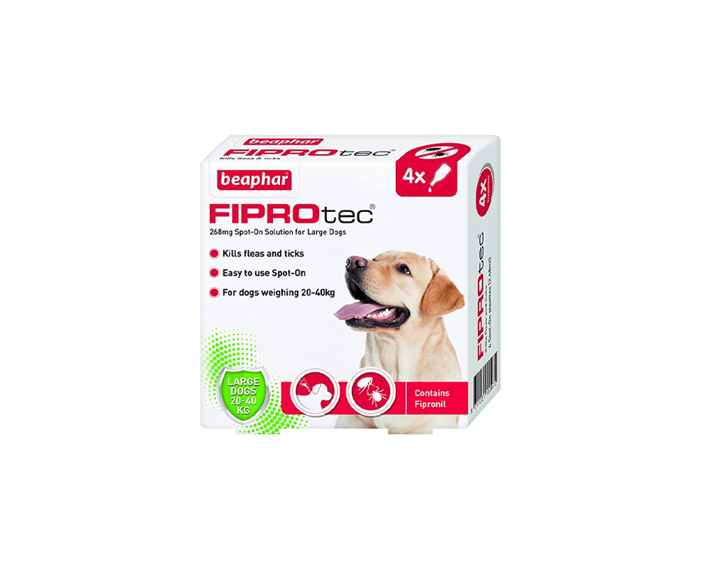 Fiprotec Spot-On Solution For Large Dogs - Flea & Tick Treatment - Beaphar
