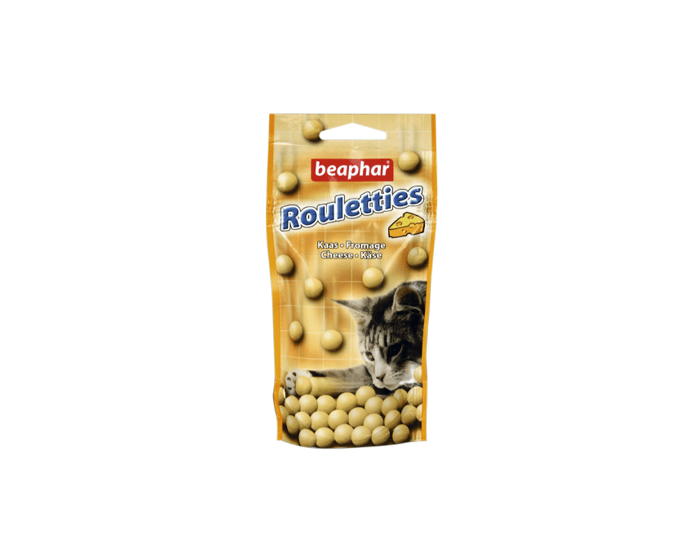 Rouletties Cheese Cat Food Treats - Beaphar