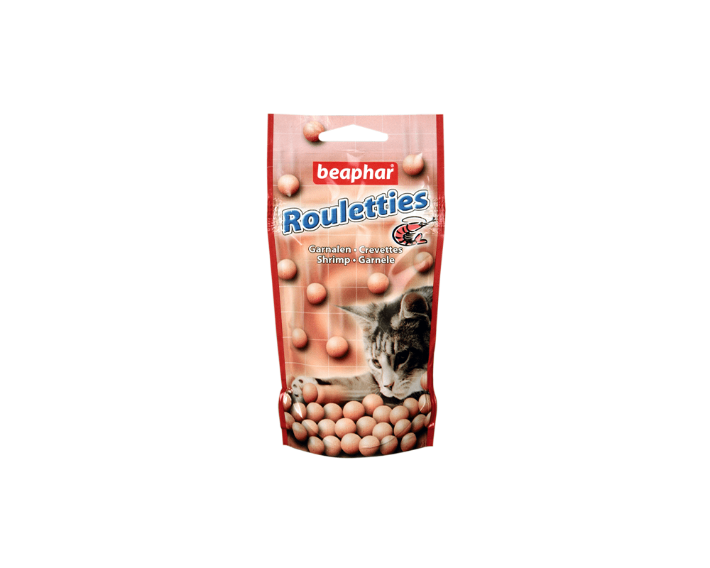Rouletties Shrimp Cat Food Treats - Beaphar