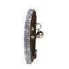 Crystal Princess Cat Collar - Brown - Bobby - PetStore.ae