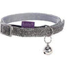 Disco Cat Collar - Silver - Bobby - PetStore.ae