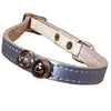 Irise Leather Cat Collar - Blue - Bobby - PetStore.ae