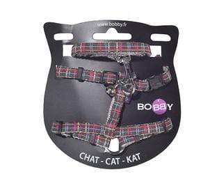 Kilt Cat Harness And Lead - Brown - Bobby - PetStore.ae