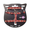 Kilt Cat Harness And Lead - Red - Bobby - PetStore.ae