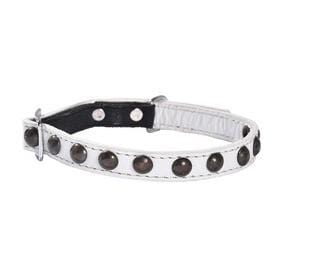 Little Fancy Cat Collar - White - Bobby - PetStore.ae