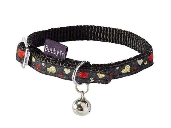 Lovely Cat Collar - Black - Bobby - PetStore.ae