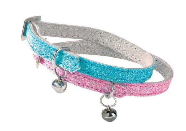 Paillete Cat Collar - Blue - Bobby - PetStore.ae