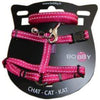 Safe Cat Harness And Lead - Fushia - Bobby - PetStore.ae