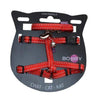Bobby - Safe Cat Harness And Lead - Maroon - PetStore.ae
