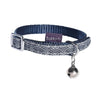 Seigaiha Cat Collar - Blue - Bobby - PetStore.ae