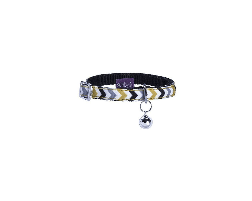 Zigzag Cat Collar - Black - Bobby