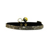 Crystal Princess Cat Collar - Black - Bobby - PetStore.ae