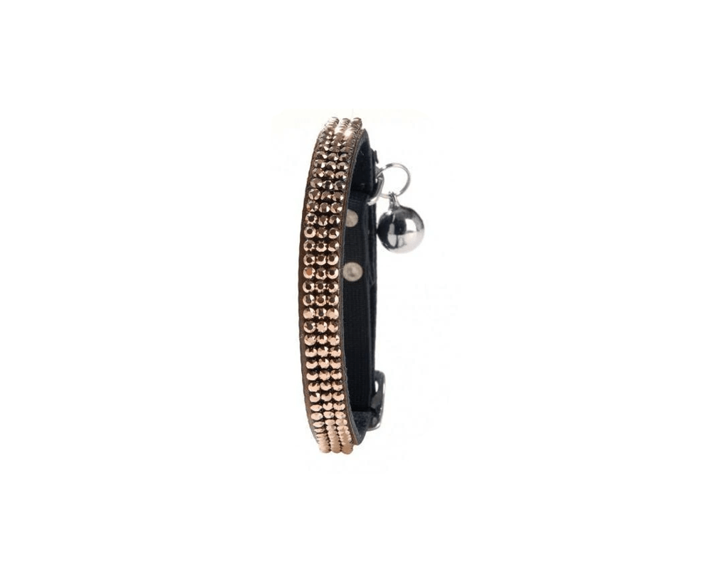 Crystal Princess Cat Collar - Camel Color - Bobby