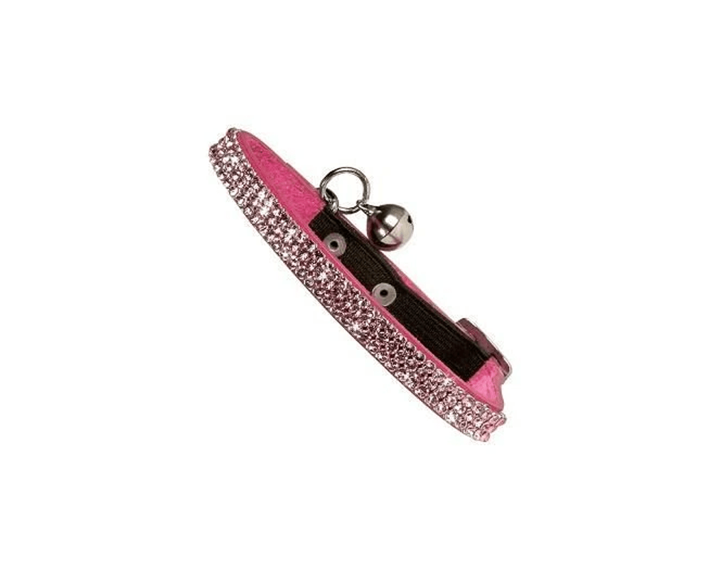 Crystal Princess Cat Collar - Fuschia - Bobby