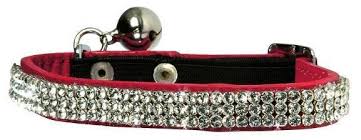 Crystal Princess Cat Collar - Red - Bobby