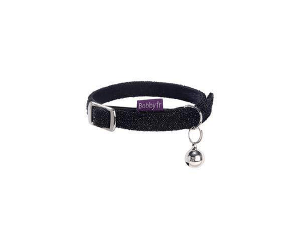 Disco Cat Collar - Black - Bobby
