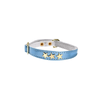 Etoiles Leather Cat Collar - Blue - Bobby