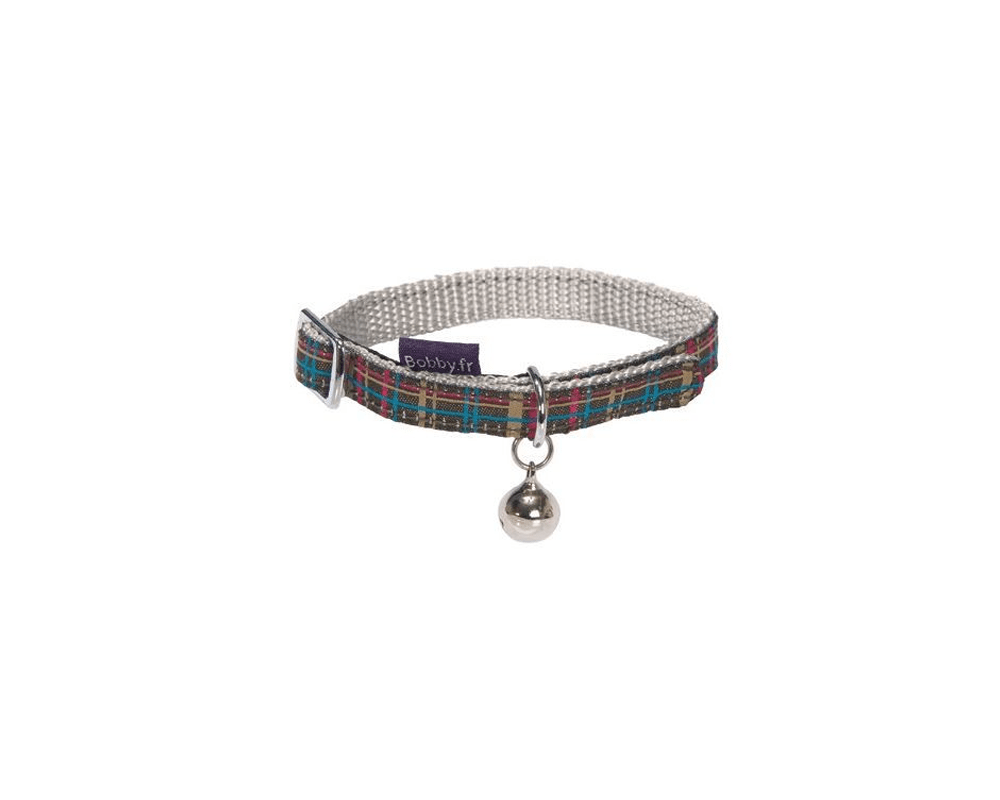 Kilt Cat Collar - Maroon - Bobby