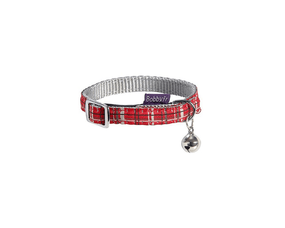 Kilt Cat Collar - Red - Bobby - PetStore.ae