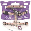 Kilt Cat Harness And Lead - Beige - Bobby - PetStore.ae