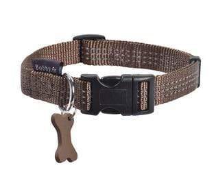 Safe Dog Collar - Brown - Bobby - PetStore.ae