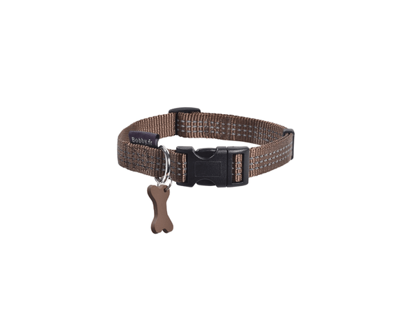 Safe Dog Collar - Brown - Bobby - PetStore.ae