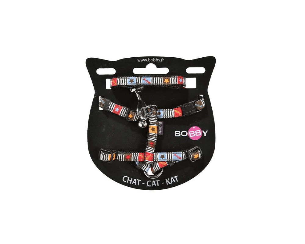 Musique Cat Harness And Lead - Brown - Bobby