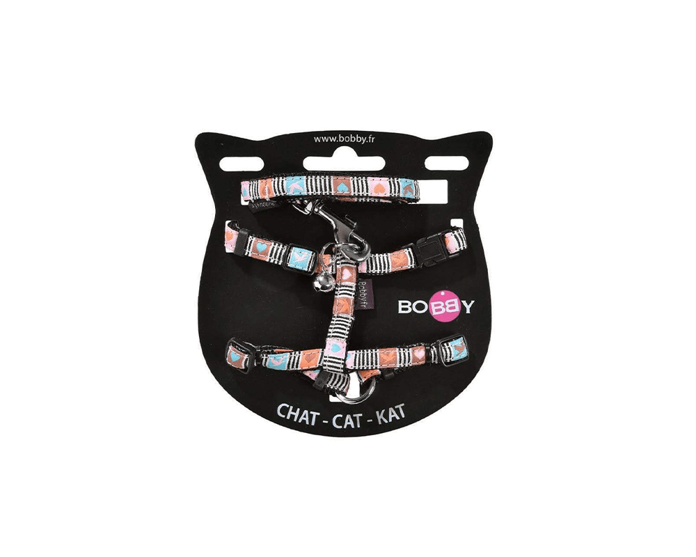 Musique Cat Harness and Lead - Pastel - Bobby