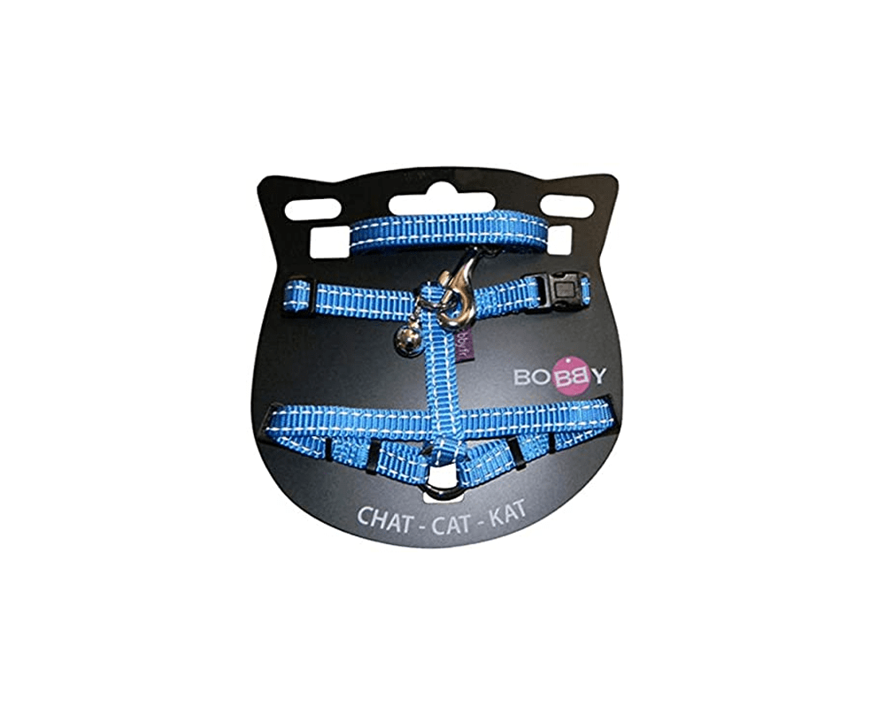 Safe Cat Harness And Lead - Blue - Bobby