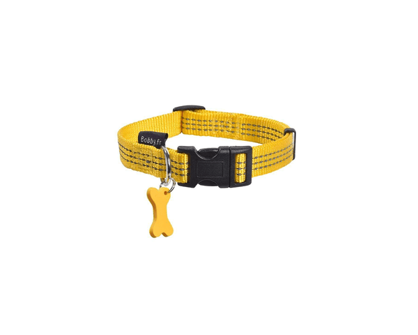 Safe Dog Collar - Yellow - Bobby - PetStore.ae