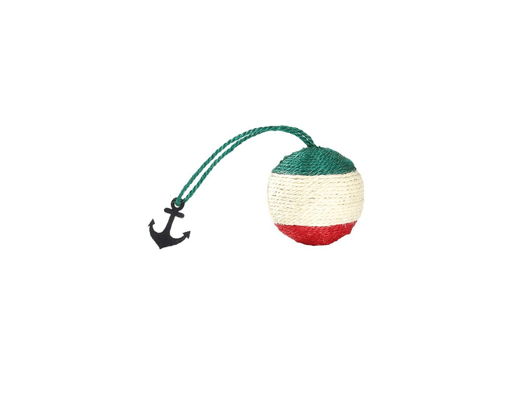 Scratching Toy Board - Green Sisal Ball - Bobby