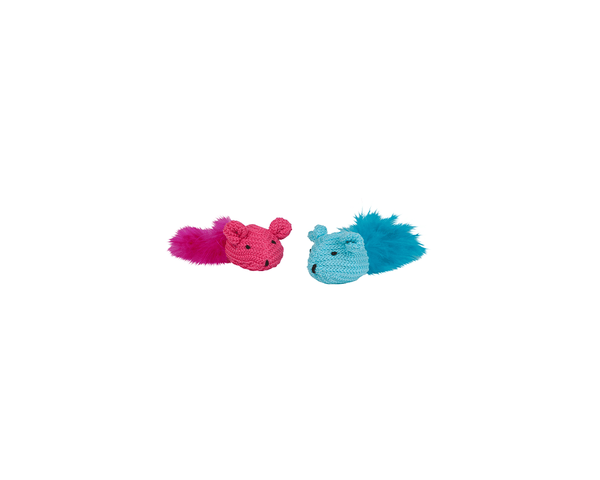 Brite Knit Mouse Cat Toy - Chomper