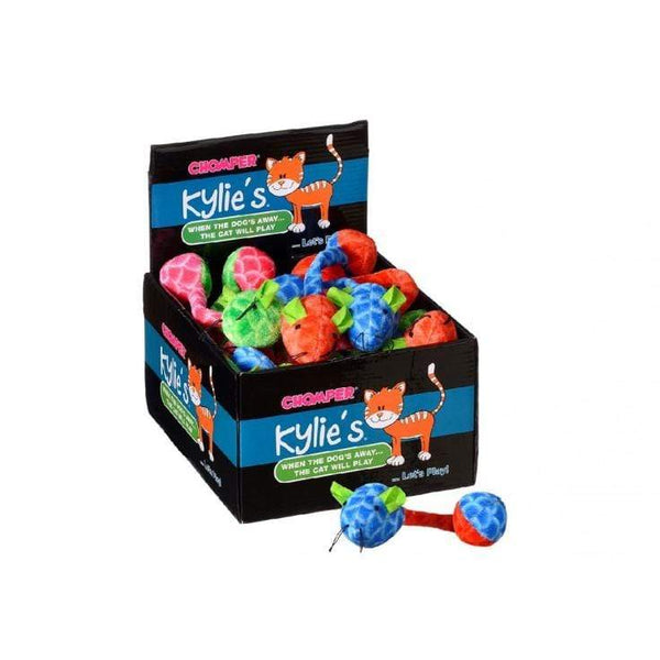 Brite Plush Mouse With Ball Dangler Cat Toy - Chomper - PetStore.ae