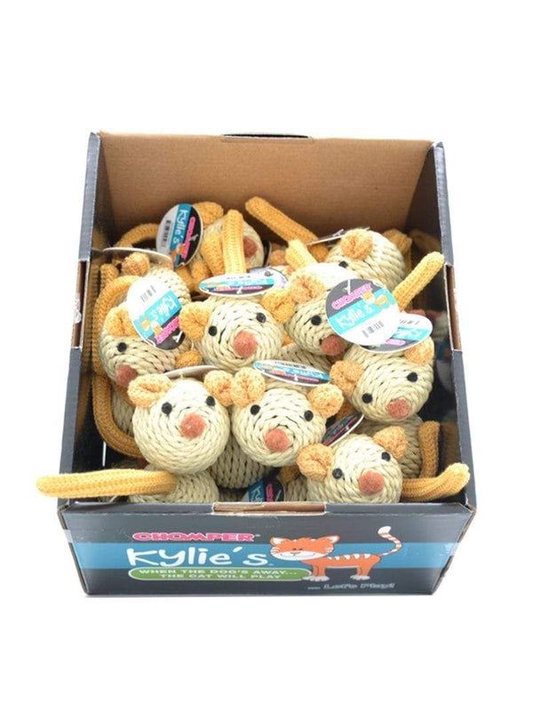 Natural Sisal Mouse Cat Toy - Chomper - PetStore.ae