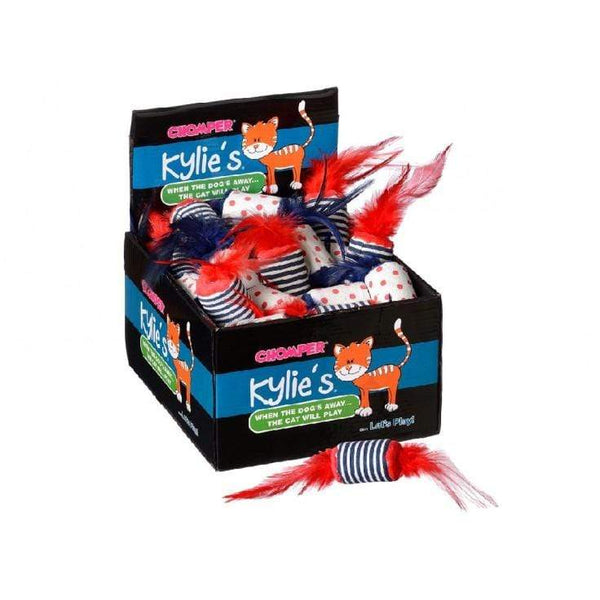 Nautical Feather Spool Cat Toy - Chomper