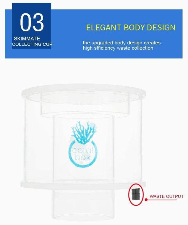 D300 Plus DC Protein Skimmer - Coral Box