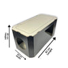 Creative Planet Pets - Rectangular Cat House Shoe Box "Ravena" - PetStore.ae