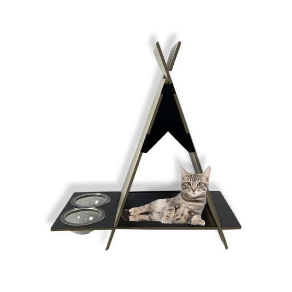 Creative Planets Pets - Cat House with Feeding Section