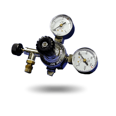 CO2 Regulator with 2 Gauges - D&D - PetStore.ae